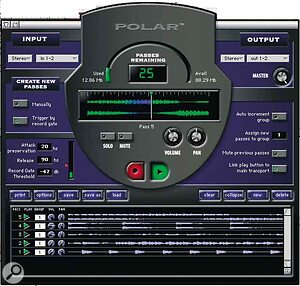 POLAR, the RAM‑based cyclical audio recording tool, is unique to Digital Performer.