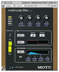 A selection of the excellent bundled plug‑ins: Multimode Filter, the Plate reverb, and Masterworks Gate.