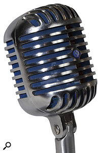 The Shure Model 55 was the first mass‑produced unidirectional moving‑coil microphone.