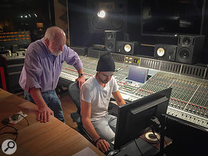 Producer Andy Wallace with Maxime of MWTM.