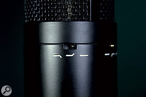 Common to both microphones is this three-position Character switch, which has settings for Mellow, Brilliant and Neutral.