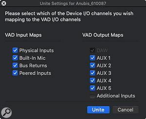 The new UNITE system replaces a fairly complex manual setup process with a very simple configuration ‘wizard’.