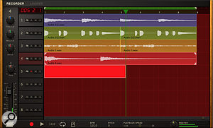 The new Recorder is a  basic DAW.