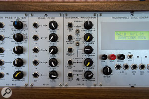 The RS35 External Processor was designed to allow voices and other instruments to be used as synth controllers.