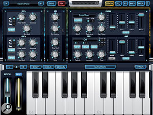 Arctic Keys is one of the more traditional synths available for iPad, so you'll need to use all the subtractive tricks you have up your sleeve to make fresh sounds.