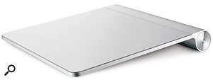 The Bluetooth‑enabled Magic Trackpad allows the kind of touchscreen, pinch‑and-swipe capabilities that are common on Apple's handheld products, and also the MacBook Pro.