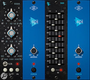550 and 560 EQs added to UAD line-up