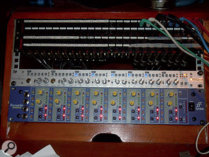 The Audient ASP008 preamp that got Charlie's studio started has since been joined by a Focusrite ISA828.