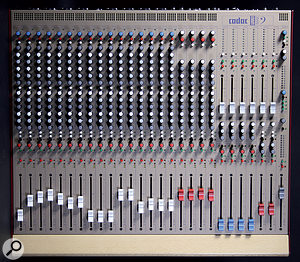 Though designated as a 24-channel desk, the Live 1 2442 can actually accommodate a total of 34 analogue inputs.