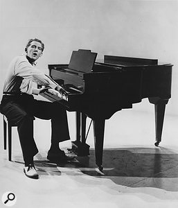 Jerry Lee Lewis performing in the 1957 film Jamboree. 