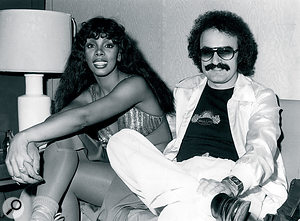 Donna Summer and Giorgio Moroder, 1977.