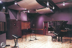 The live room at RG Jones from the 1985 brochure.