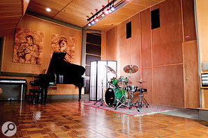 The live room of Narada Michael Walden's Tarpan Studio in San Rafael, still much as it was when Whitney Houston recorded there.