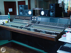 The 48-channel API desk used to record If I Should Fall From Grace With God is still in situ in RAK's Studio One, one of very few original API desks still in service in a commercial UK studio.