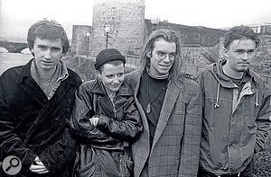 The Cranberries in their hometown of Limerick, 1993.