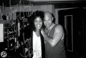 Whitney Houston and Narada Michael Walden in the early-1990s.