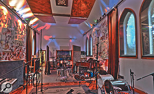 A very colourful photo of Chapel’s live room.