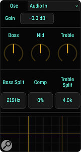 For getting non‑synth audio into Stacks’ looper tracks there’s an Audio In option in the Oscillator section.