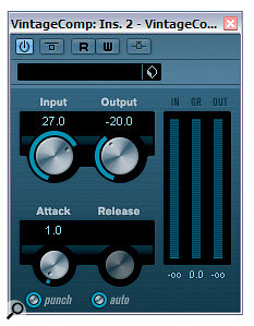 Here are the five compressors you can see in use in the first screenshot. They have been chosen and set up to achieve sonic contrast between them, something that's a crucial element of this compression technique.