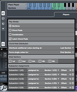 You can fine-tune how the Sections and Subsections triggers behave using the Custom options panel.