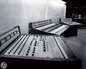 The Spectra Sonics desk in the Record Plant's Studio A.