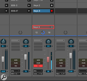 Screen 7: A MIDI Clip ready to be recorded into.