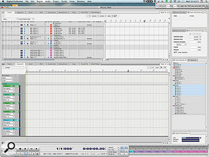 Here's a template I set up for writing, colour‑coded and featuring a Consolidated Window layout, my favourite hardware and virtual instruments at the ready, associated MIDI tracks, named and placed in track folders, a master fader, and empty audio tracks ready for whatever I need to record.