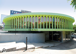 Mark Mothersbaugh's studio complex, Mutato Muzika, in West Hollywood.