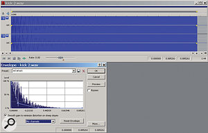 Figure 4a: The source file for our second kick drum example.