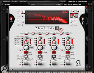 The Ohmicide effect is great if you want to turn your acoustic drum kit into something just a  touch more industrial.