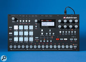 The Analog Rytm's front-panel design is very much in keeping with Elektron's other instruments.