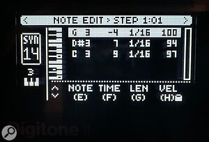 Note Edit mode provides precise note entry and editing, especially when working with chords.