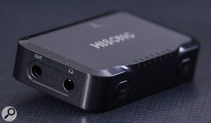The RX Plus offers either USB‑C or mini‑jack connectivity, and can be attached to a DSLR hot‑shoe mount for recording direct to camera.