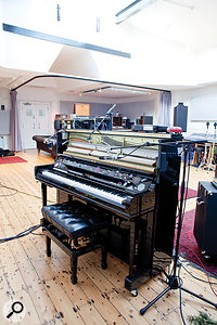 The Yamaha Disklavier MIDI piano enables Chris Martin's live piano parts to be perfectly replayed later in isolation and re-recorded without bleed.