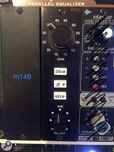 Engineer Shawn Coleman meticulously noted his mic placements and gear settings when recording Dianne Guerrero, in case further vocal sessions were needed.