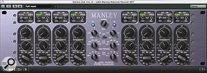 Sandy Vee's master bus processing consisted of UA's Manley Massive Passive and Waves' API 560 equalisers, PSP's Vintage Warmer harmonic generator and Sonnox's Oxford Limiter. 