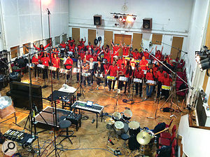 Steel band Nostalgia in Abbey Road Studio 2.