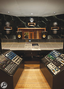 The control room at House Of Blues, looking through to the live area beyond.