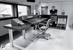 Another view of the Fairfax control room, showing the Scully remote (front) and the minimal outboard rack (right). 