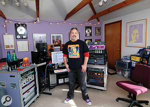 Ross Hogarth in his BoogieMotel studio.