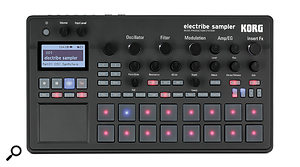 The Electribe Sampler is black rather than grey, but otherwise it looks identical to the Electribe 2. 