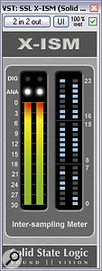 Intersample peak detectors appear to be growing in popularity, and the freeware SSL X‑ISM and Schwa Bitter plug‑ins are a good way to dip your toe in the water if you've yet to experiment with one.