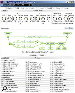 Reverberate's mixer page.