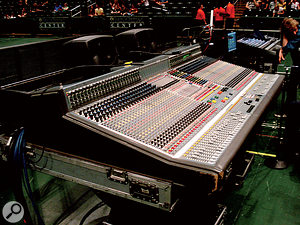 Pab's favourite mixing desk remains the Midas XL4. An analogue desk launched in 1995, it's not exactly state of the art, but he swears by the musical EQ and solid reliability.