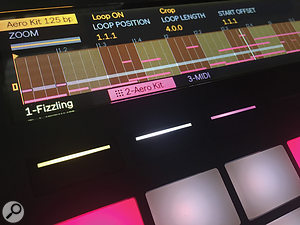 Push 2 now shows an overview of a MIDI clip, which helps when step sequencing.