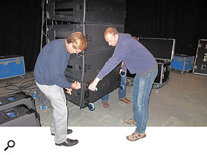 Manufacturer-led training courses offer an excellent way to learn about practical issues such as speaker rigging.