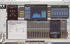 Logic now offers support for surround plug-ins and includes many useful surround effects and analysis tools. However, as you can see from the Preferences window, the mixer still only supports a single surround output.