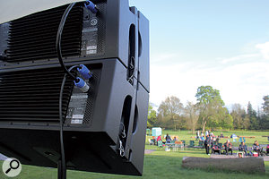 With its wide horizontal dispersion, the HDA array proved a highly capable system at this outdoor event.