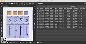 Automated MIDI mapping is now available for some buttons, dials and sliders.