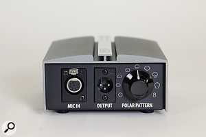 The chunky power supply also houses a nine‑way pattern selector switch.